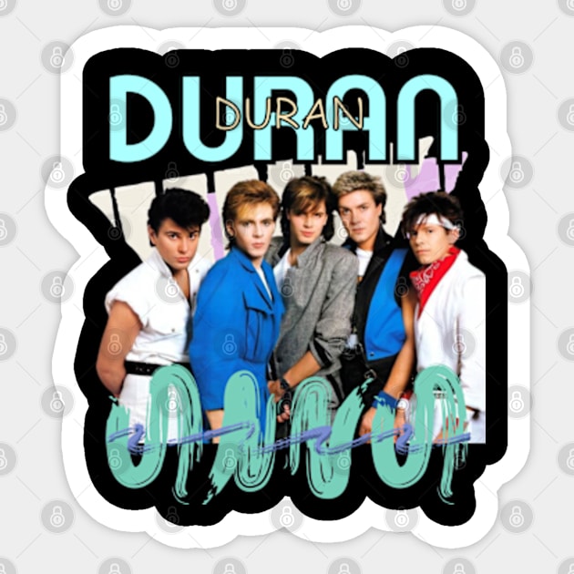 Duran Duran Pop band Sticker by graphicaesthetic ✅